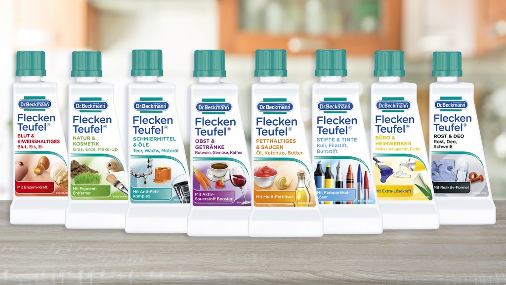 Dr Beckmann Fleckenteufel Stock Schimmel Und Pflanzensäfte www.dr-beckmann.ch
